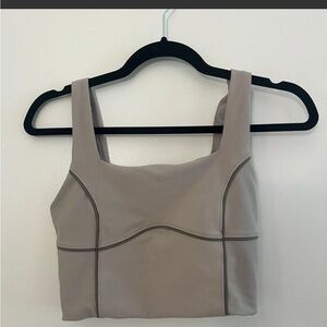 Abercrombie & Fitch YPB Beige Crop Top